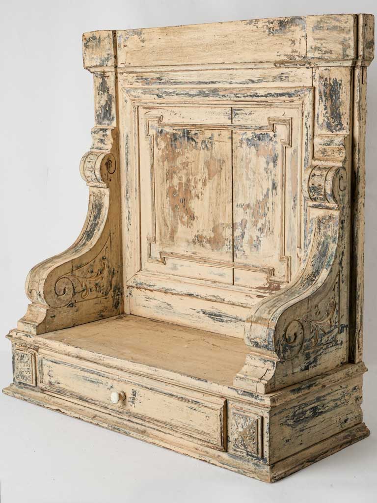 Vintage ornate wall-mounted shelf