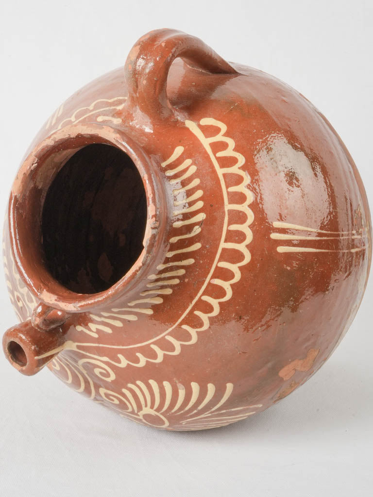 Elegant Val de Saône antique water pitcher