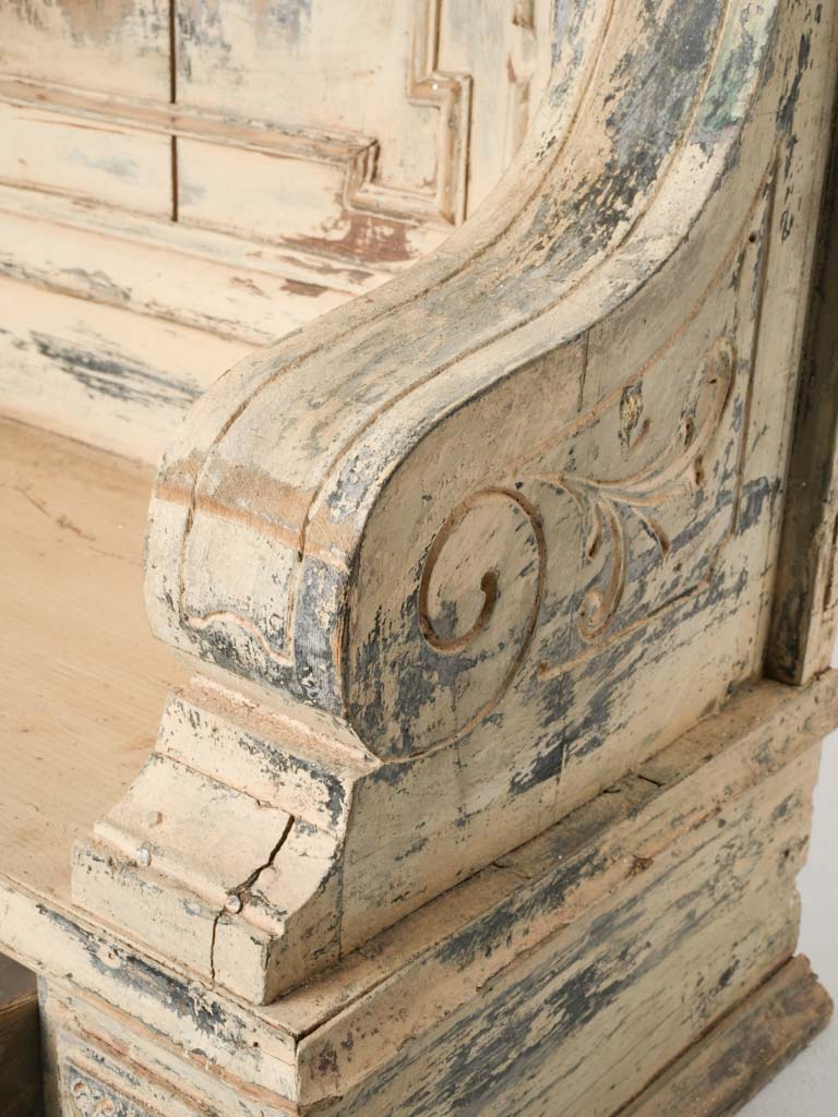 Old-world architectural style shelf