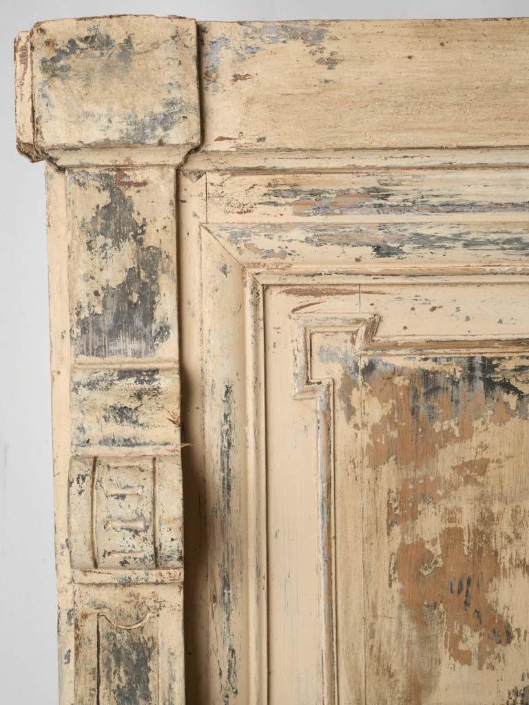 Soft cream and blue shelf