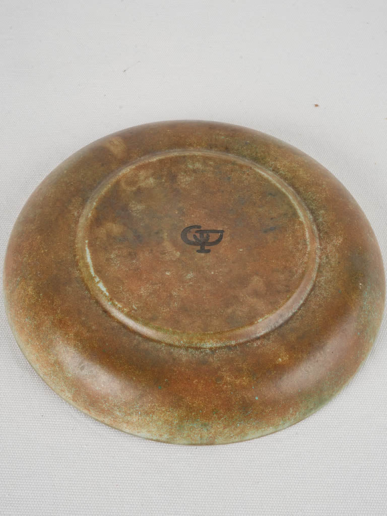 Solid retro stoneware bowl set