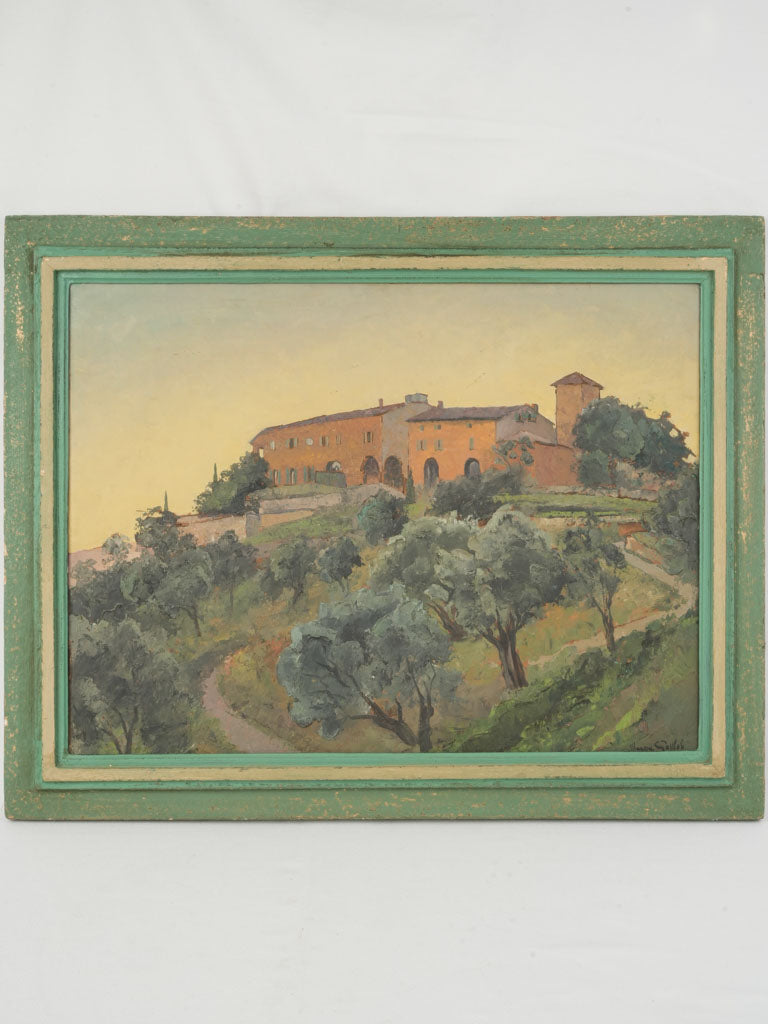 Serene, Impasto pair of paintings