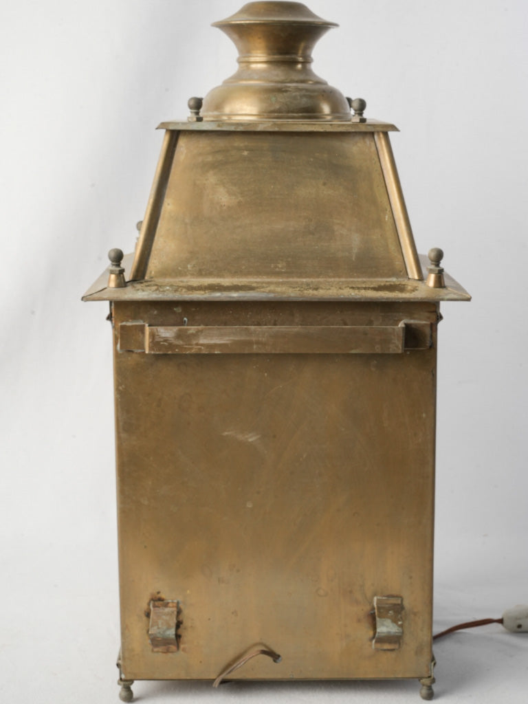 Oxidized late 19th-century lantern