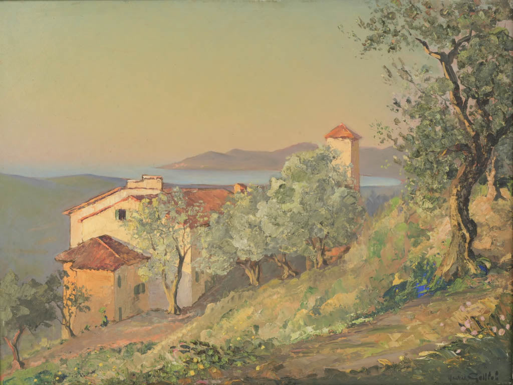 Charming, Provençal landscape pair