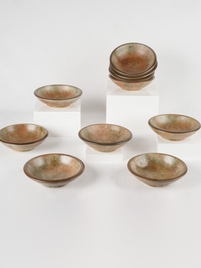 Mid-century elegant stoneware dinnerware