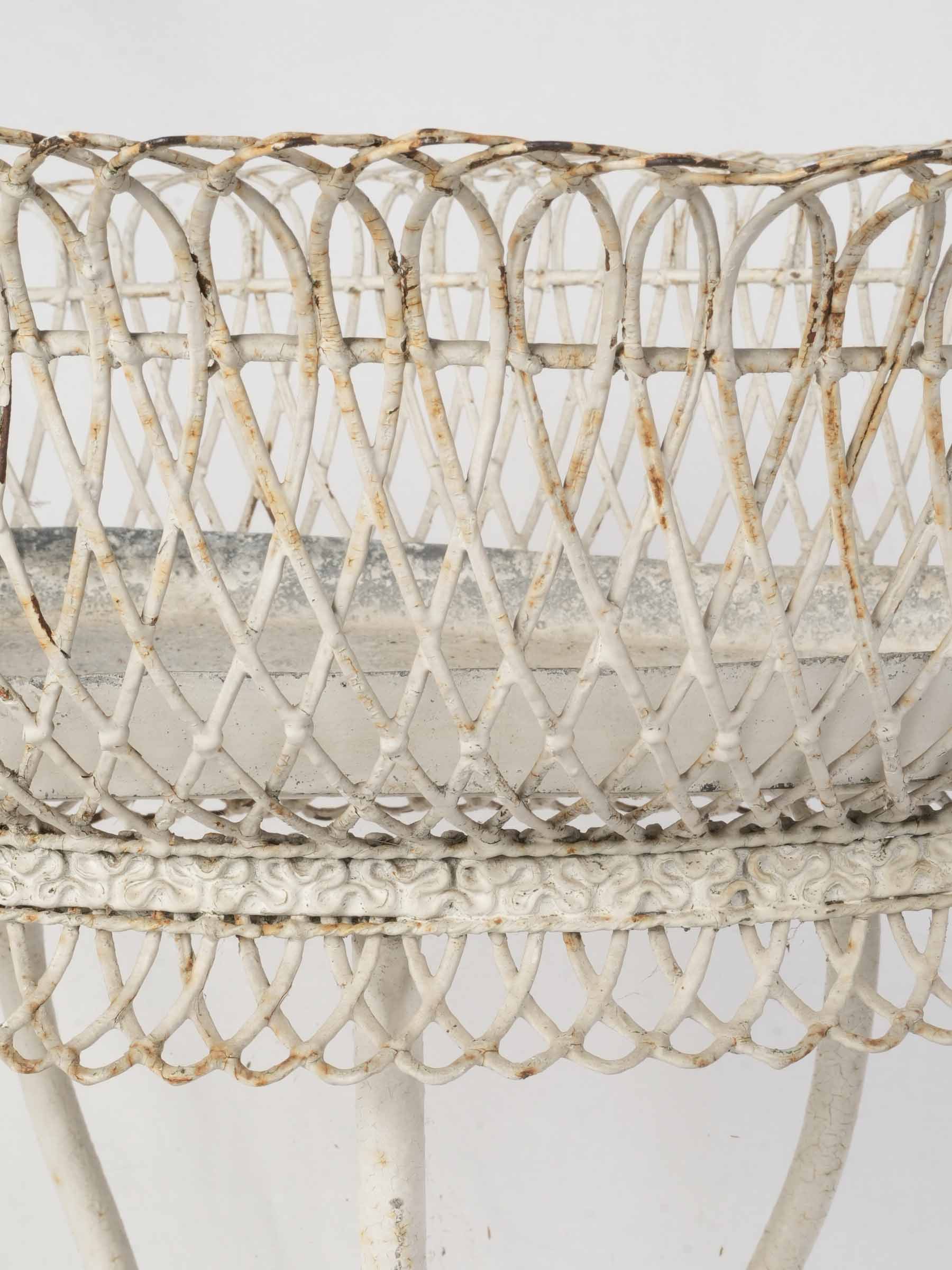 Rustic original finish iron stand