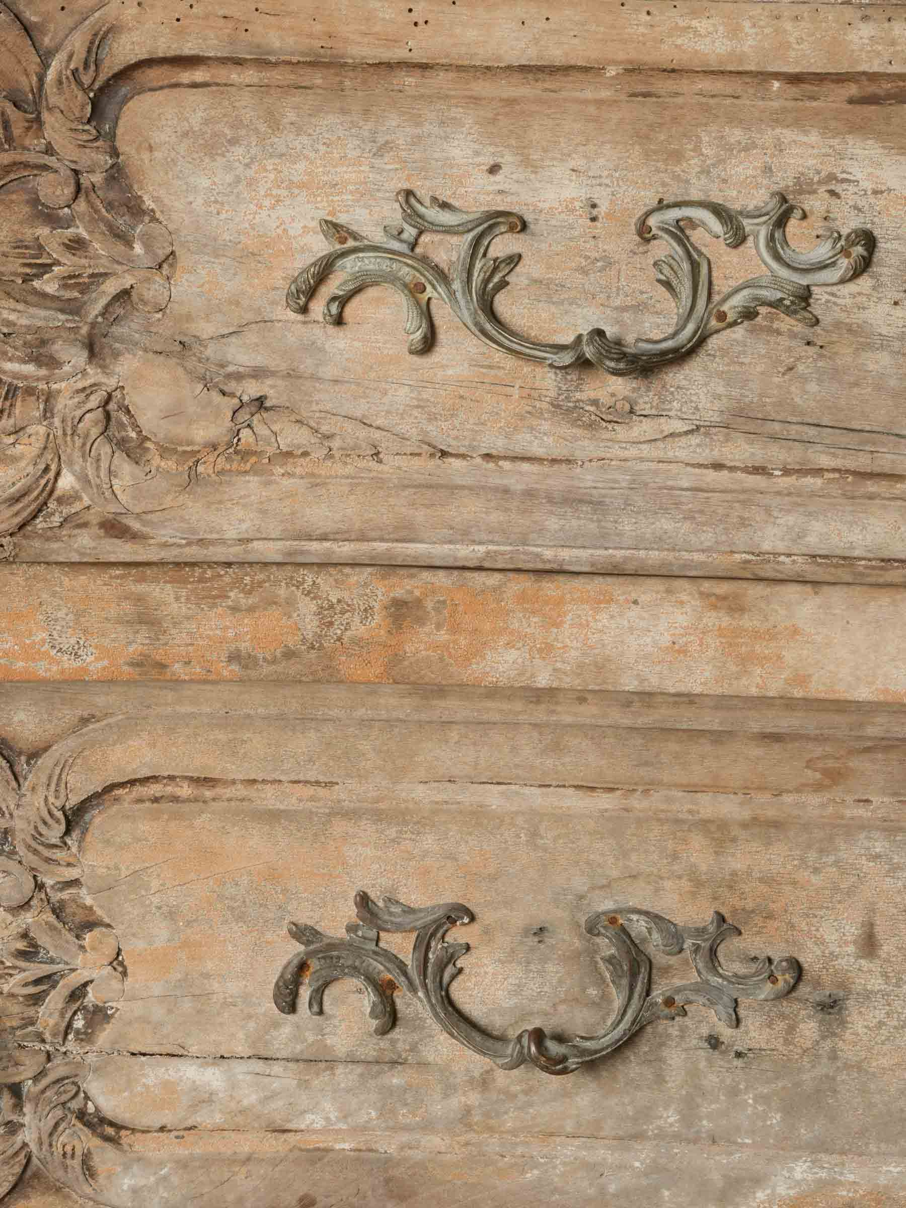 French Country Louis XV Commode w/ Beautifully Weathered Patina - 36¼" x 52¾"