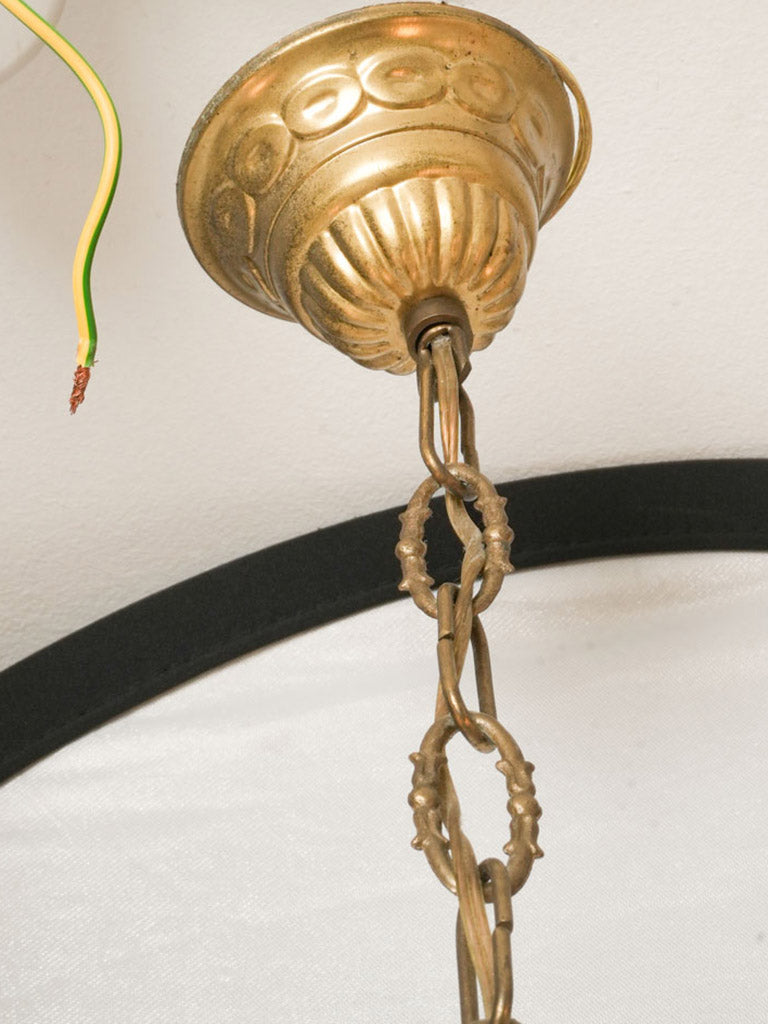 Graceful French style globe pendant