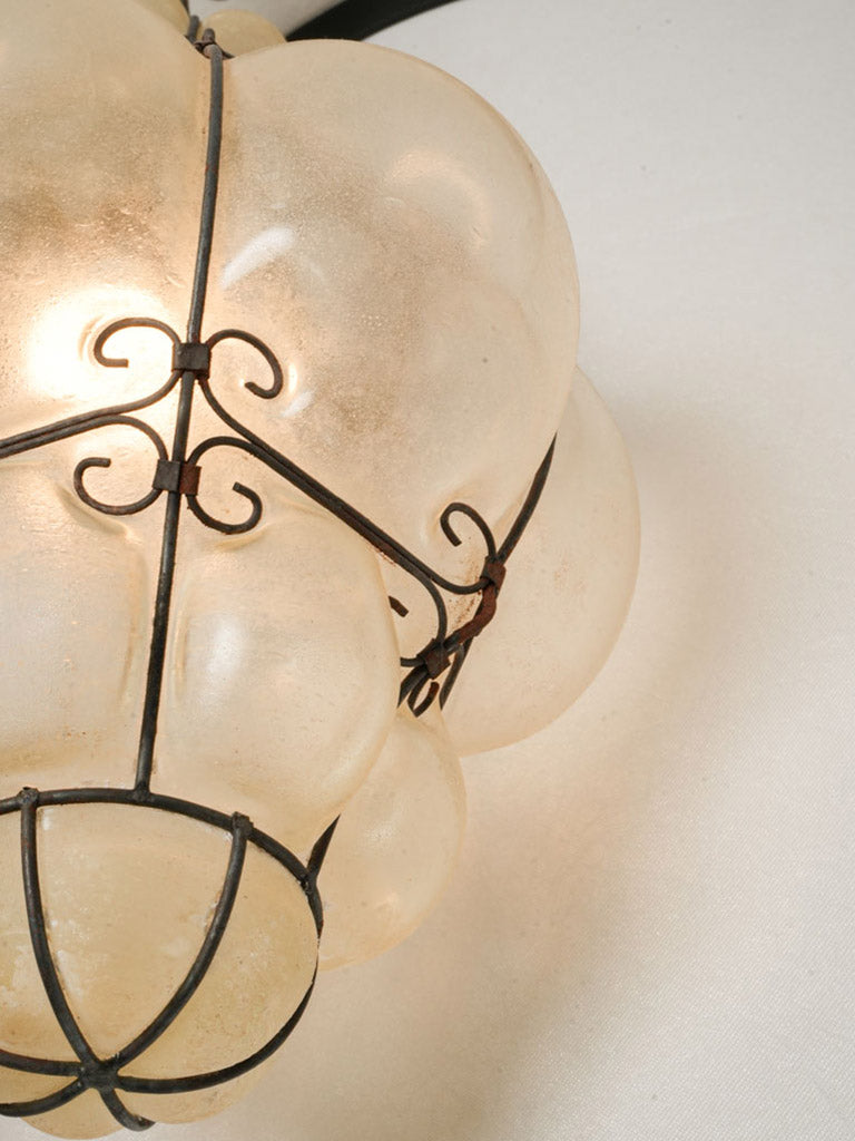 Mediterranean-style iron lantern