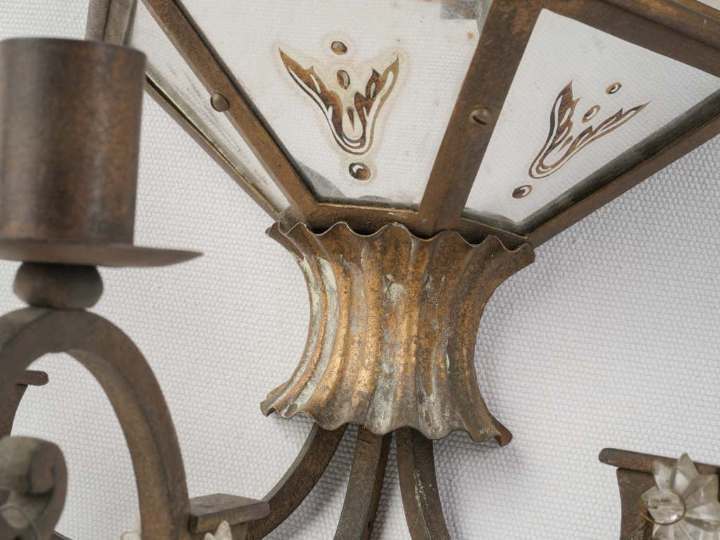 Timeless gilded sconces