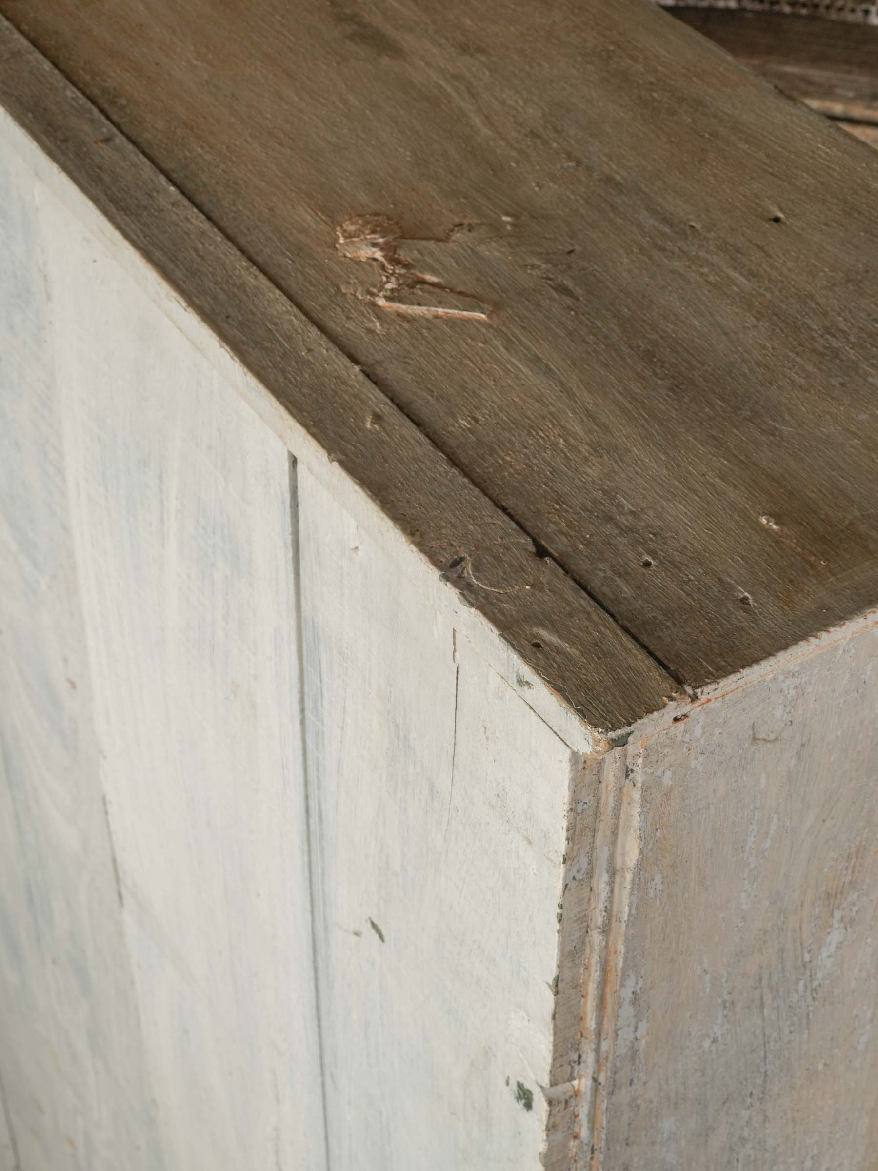 Narrow French Country Confiturier w/ Beautiful Original Patina, Late 19th Century - 54" x 45"