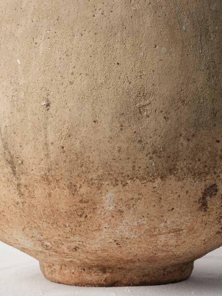 Sculptural Mediterranean accent pot