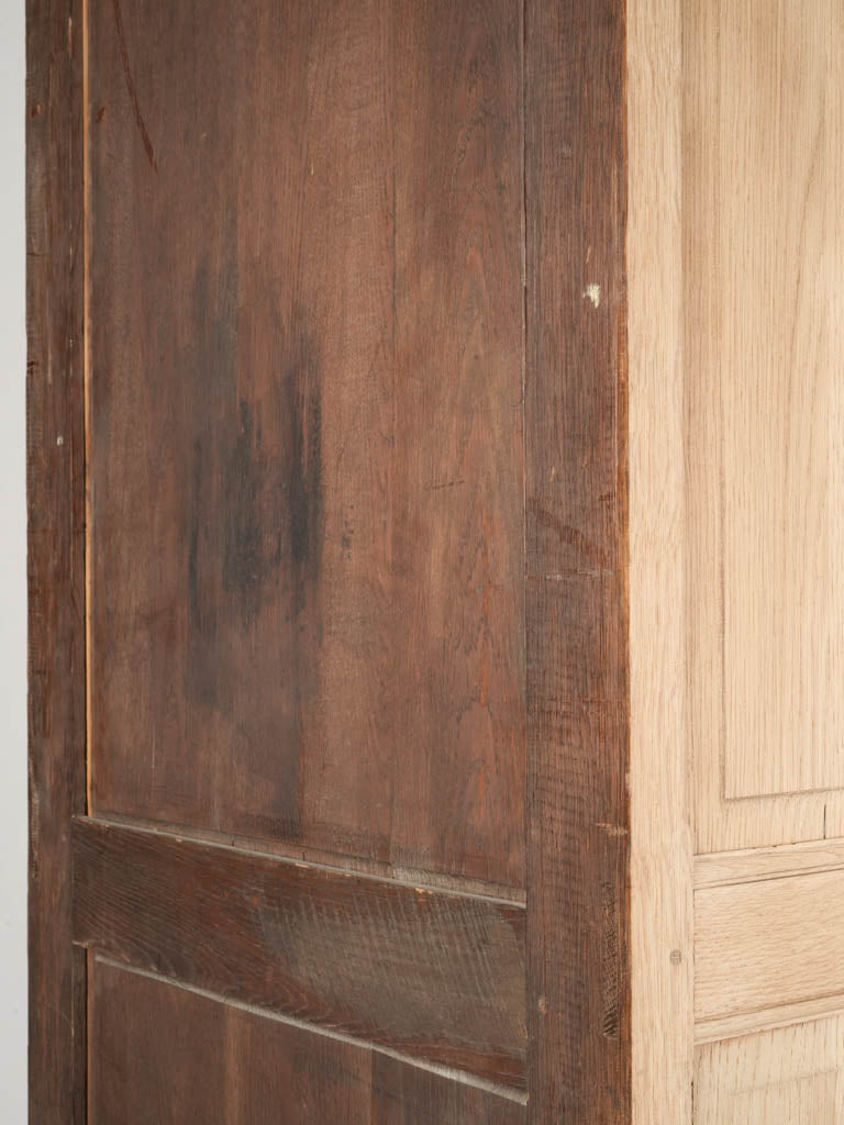 Adjustable shelves oak armoire