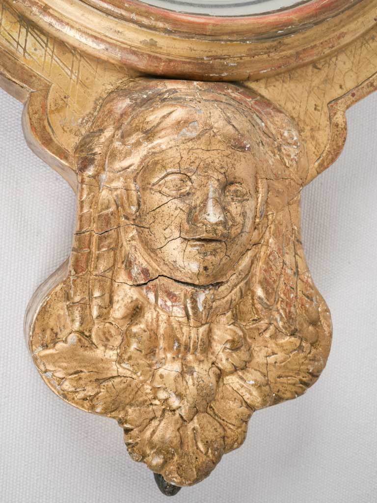 Ornate decorative vintage thermometer