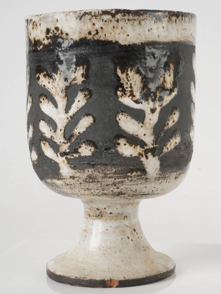 Two monochrome Albert Thiry (1932-2009) ceramics