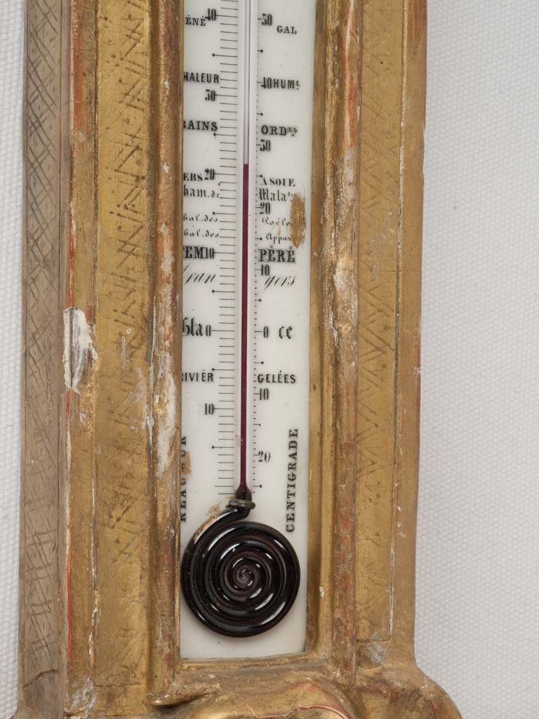 Sophisticated 19th-century French thermometer