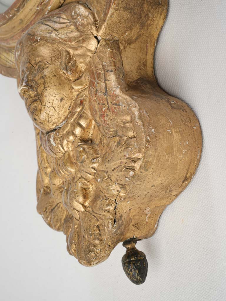 Richly detailed antique thermometer