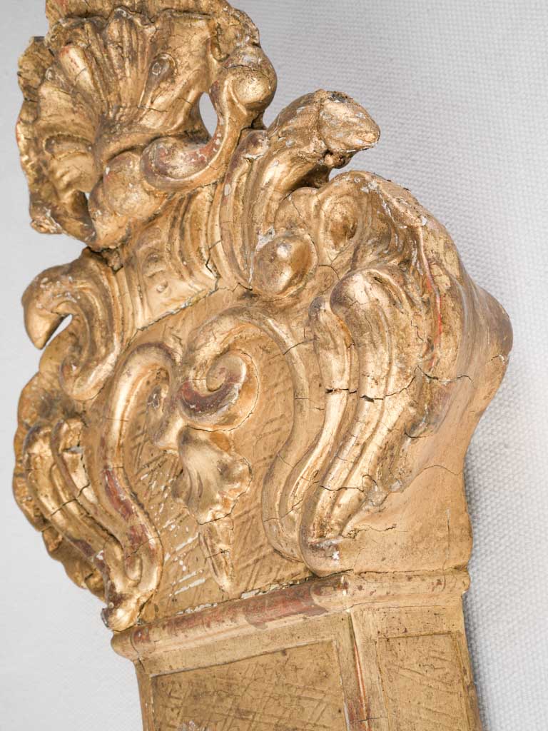 Artisanal crafted wooden thermometer