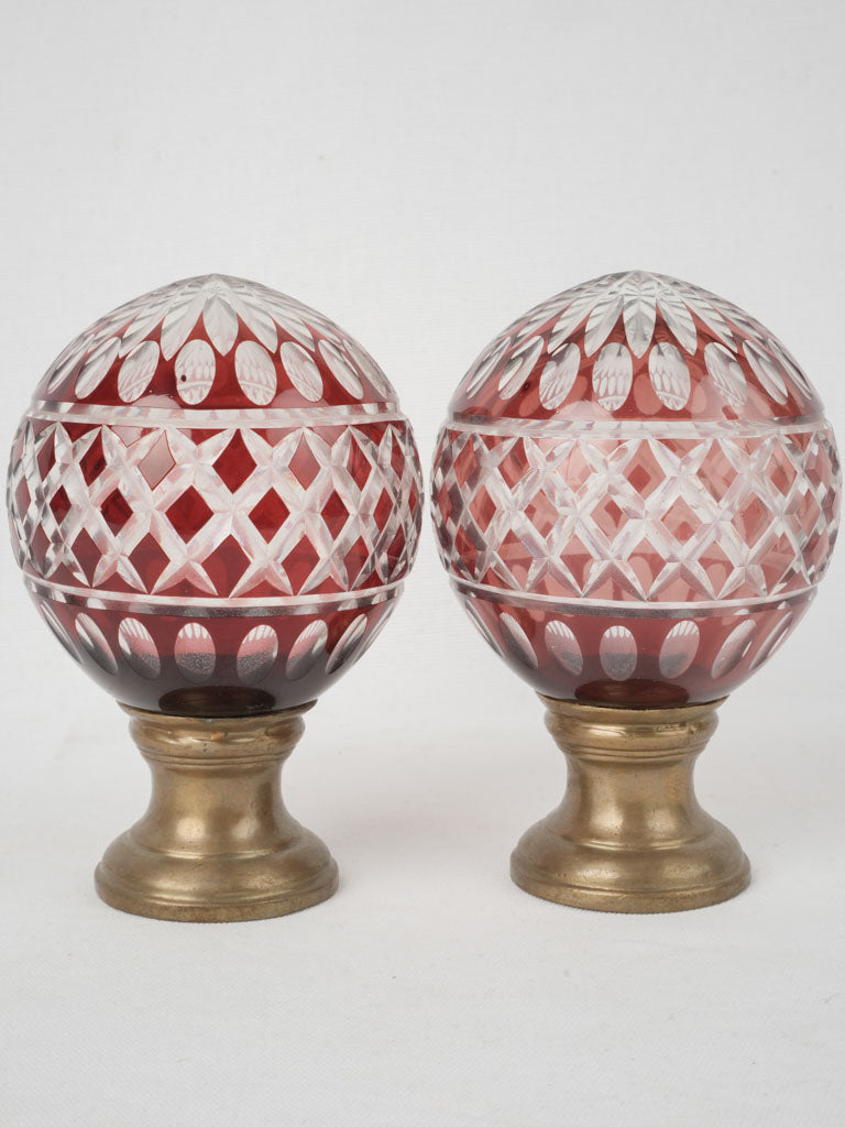 Elegant, aged balustrade staircase accents