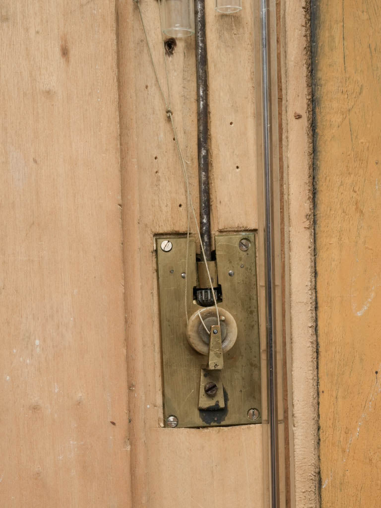 Sculpted gilded finish thermometer