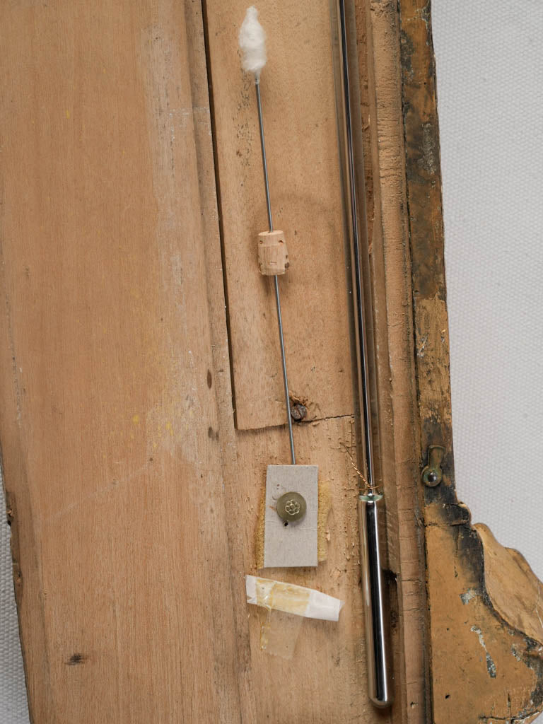 Patina-aged neoclassical barometer