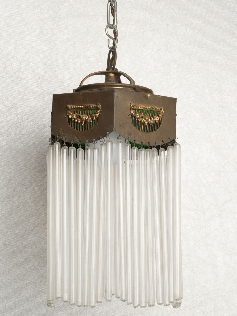 Warm patina Art Deco lamp