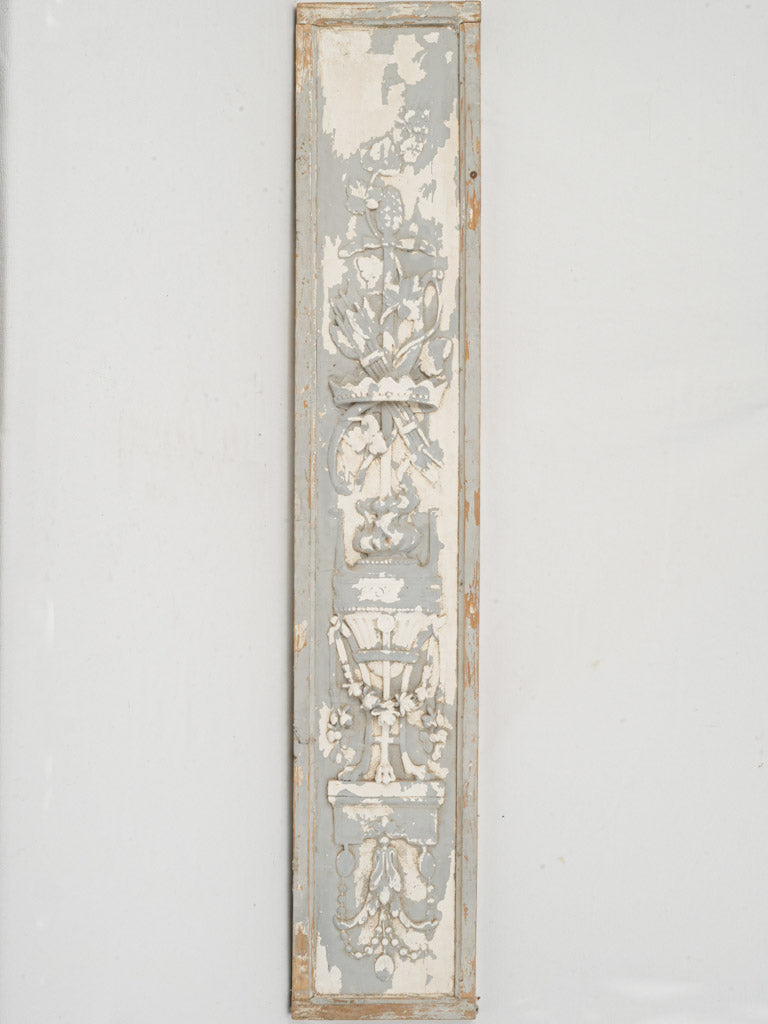 Antique French wooden boiserie panel