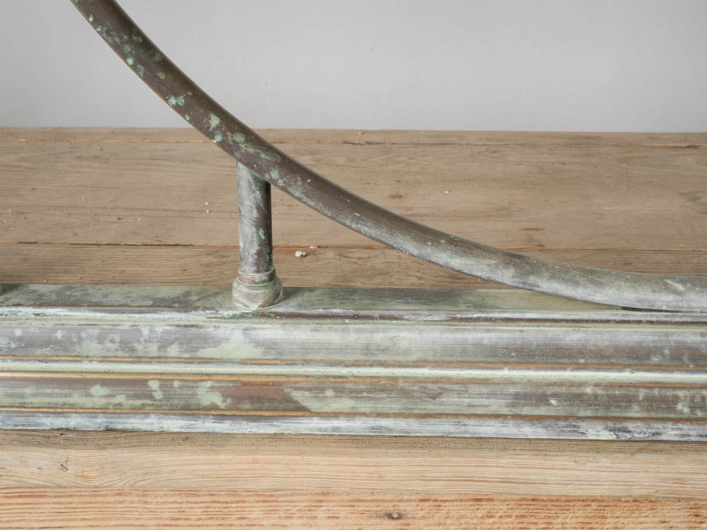 Collectible French banking antique counter