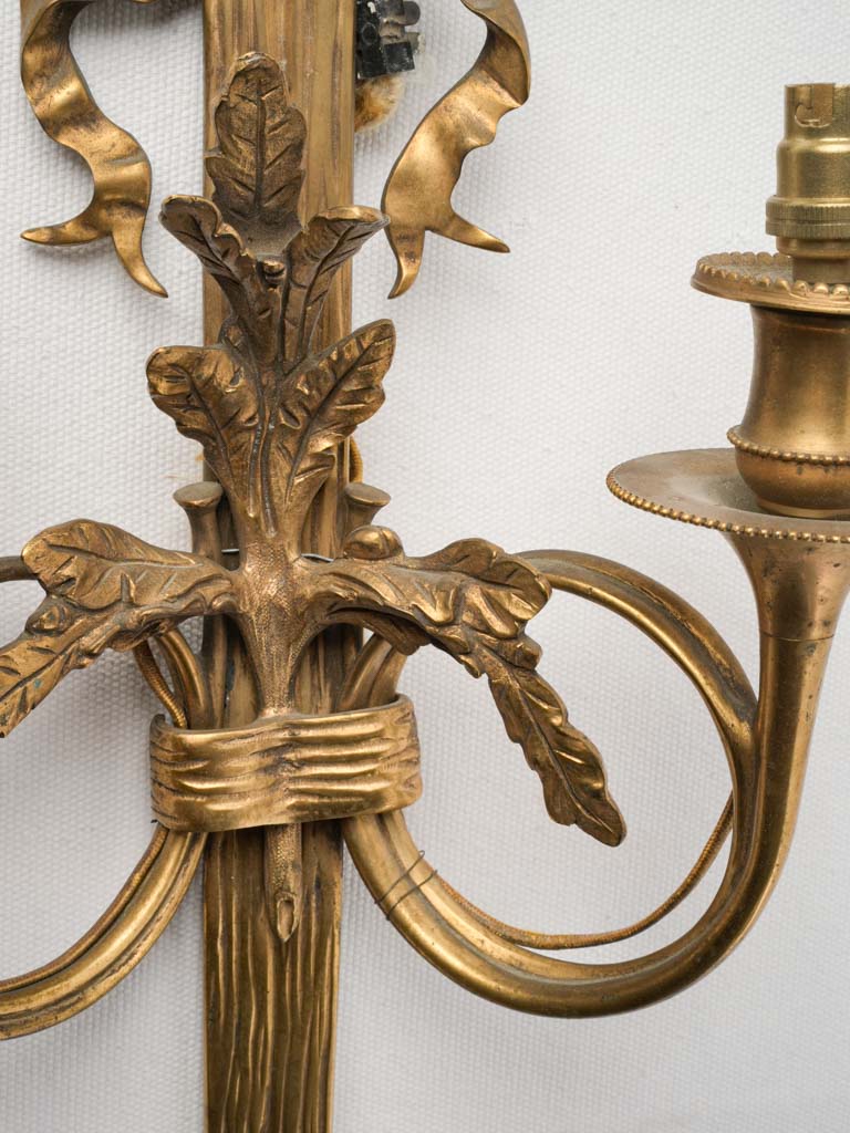 Opulent aged finish bronze lights