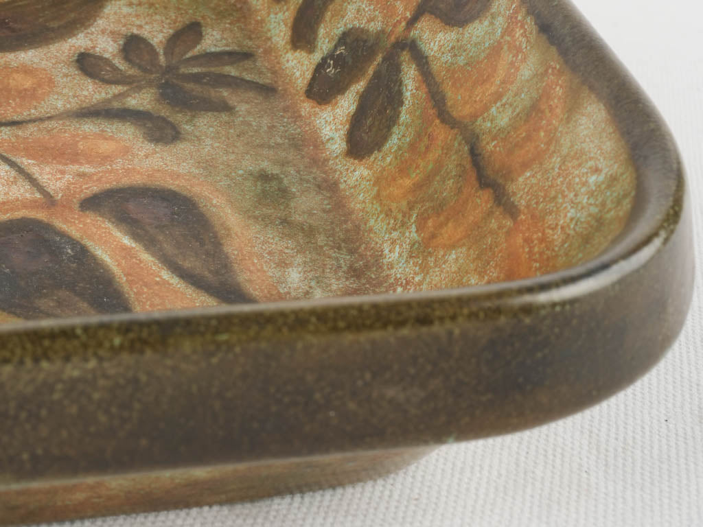 Rustic matte finished serving platter