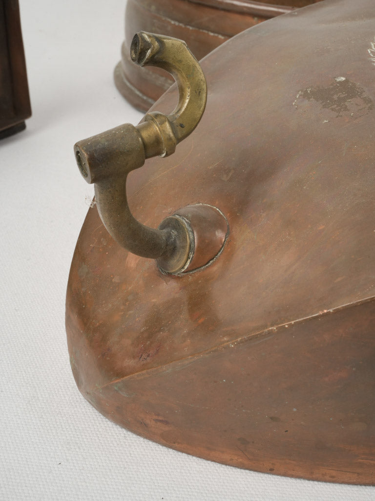 Patina-rich 19th-century wall fountain