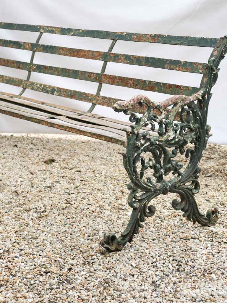 Historic wrought iron seating