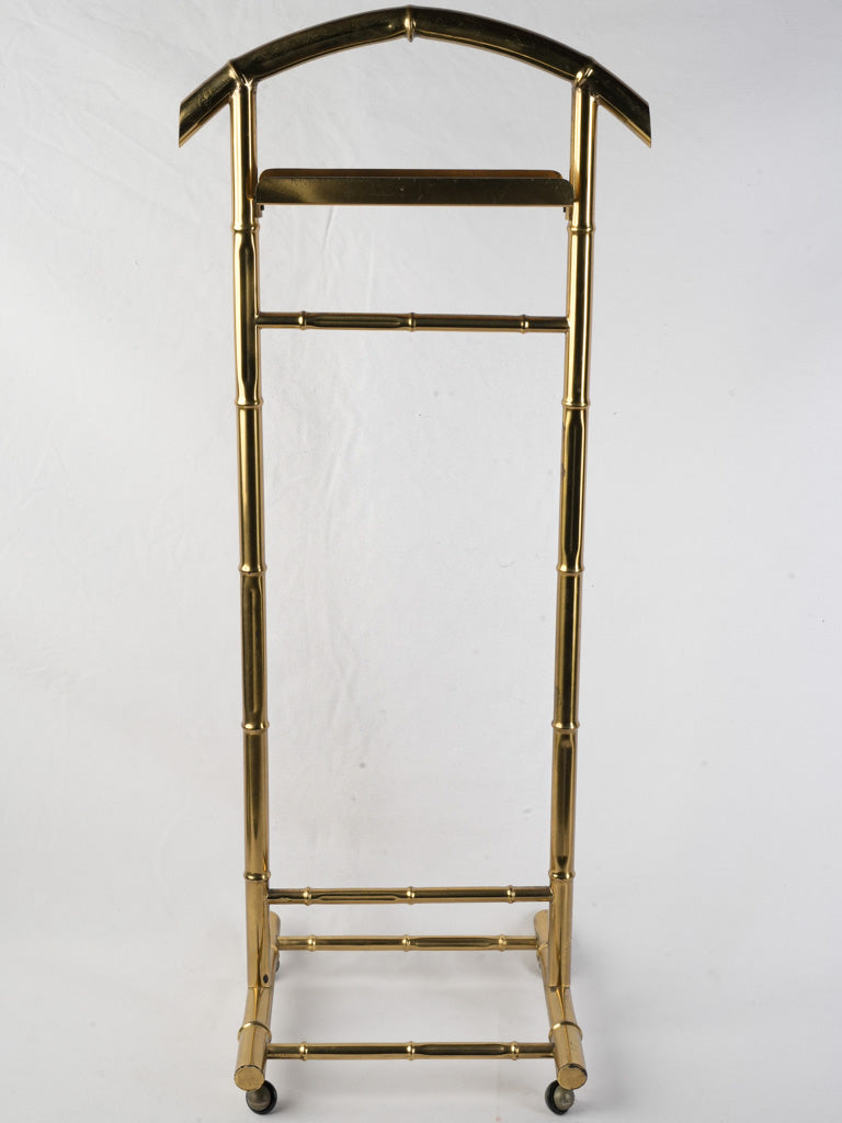 Golden opulent valet stand
