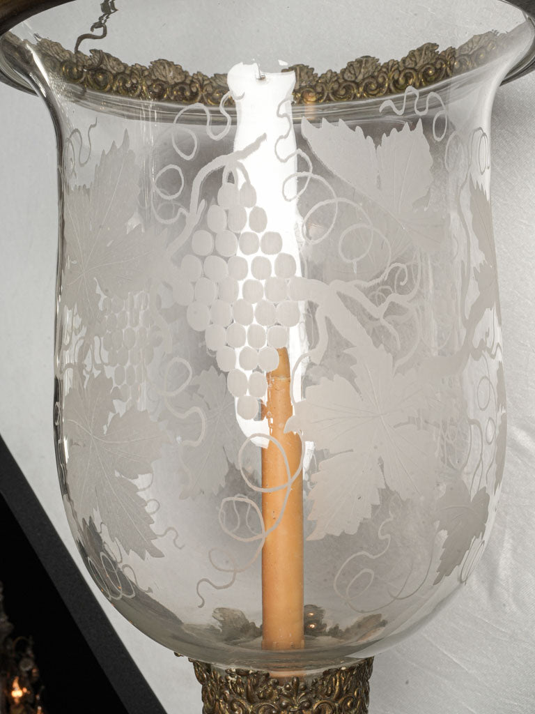 Artistic vintage grape-cluster lantern