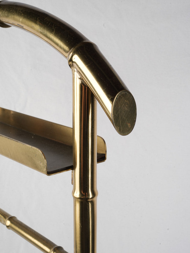 Elegant brass dressing stand