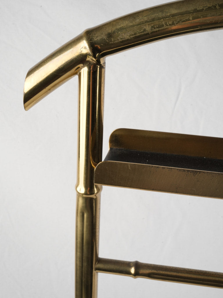 Sophisticated brass valet piece