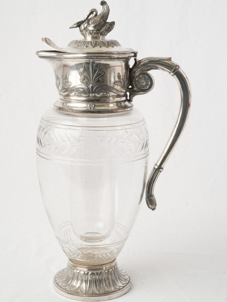 Timeless Gallia Christofle laurel-engraved jug