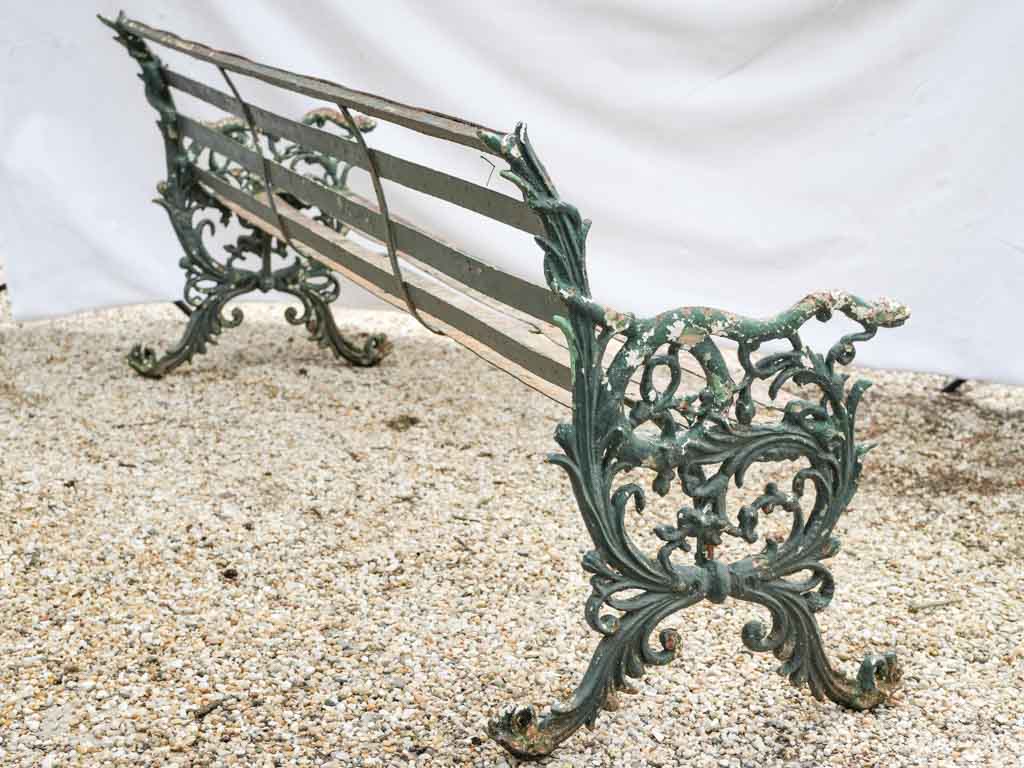 Symbolic coiled snake benches