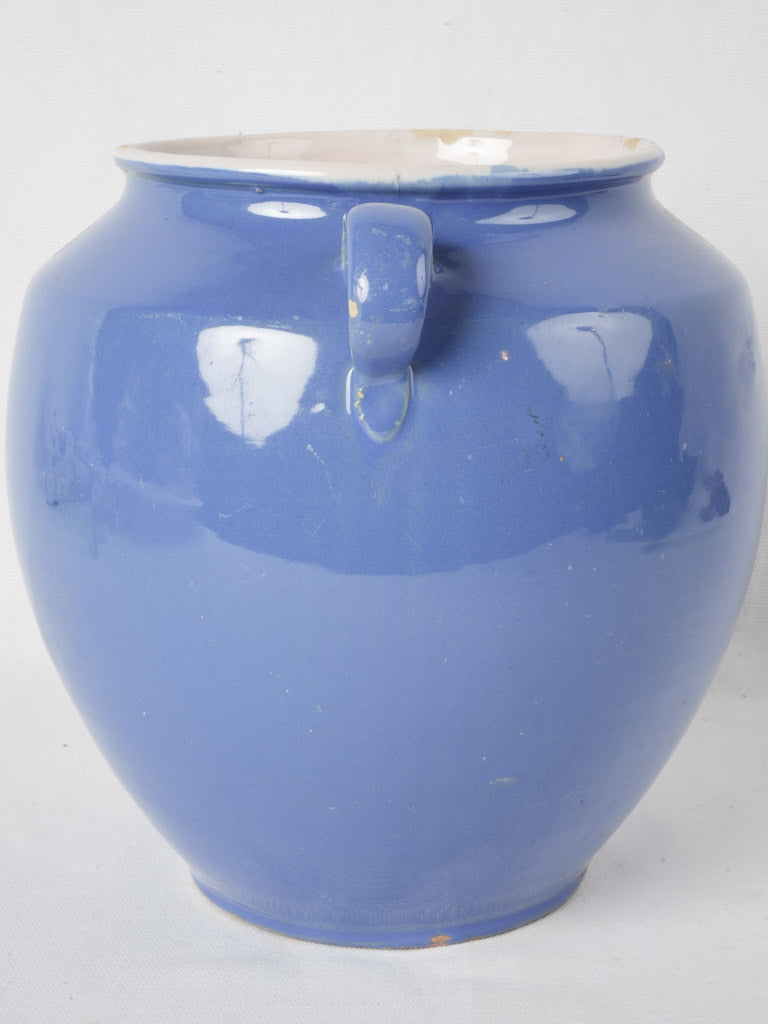 Aged French white interior kitchen utensil holder