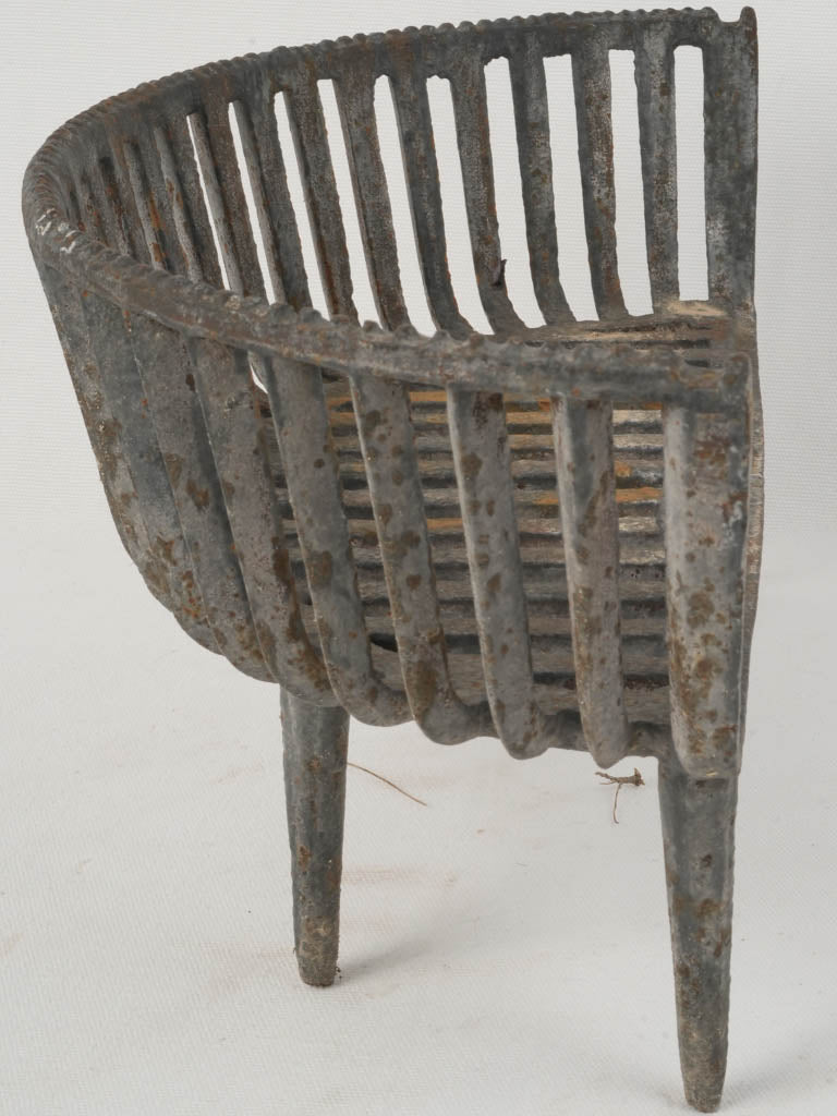 Rustic French Cast Iron Fireplace Décor