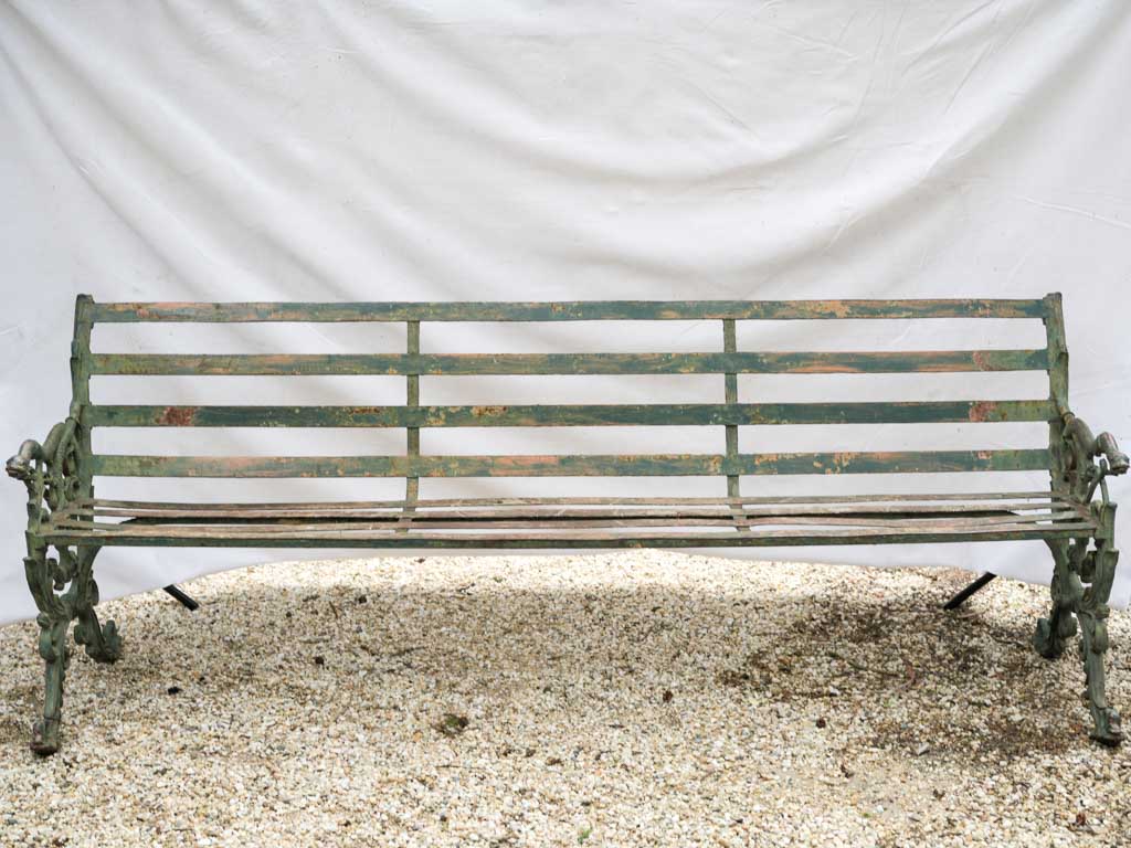 Impressive ornamental metalwork bench