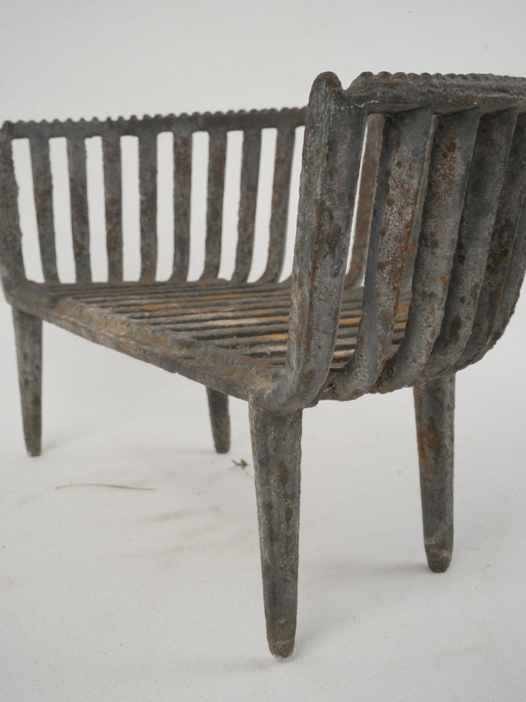 French Crafted Antique Log Holder
