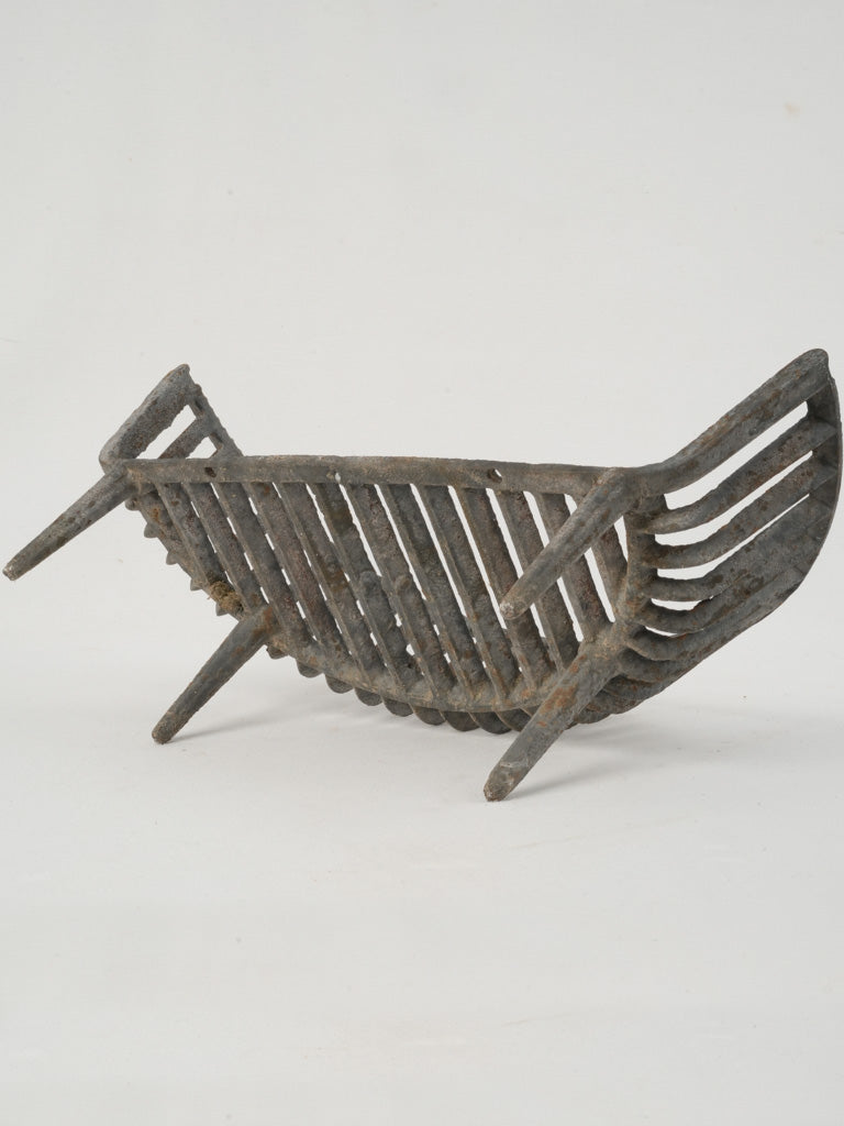 Charming Cast Iron Fireplace Log Holder