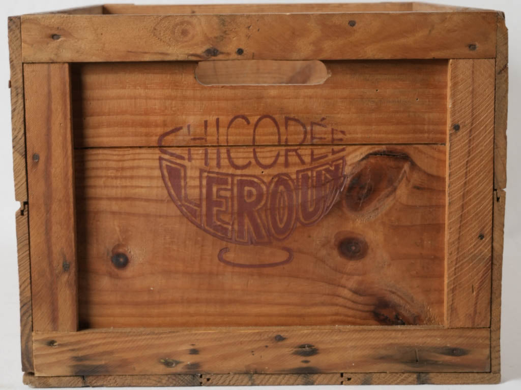 Aged Wooden French Agriculture Crate