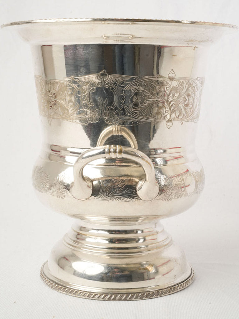 Vintage silver-plated champagne cooler