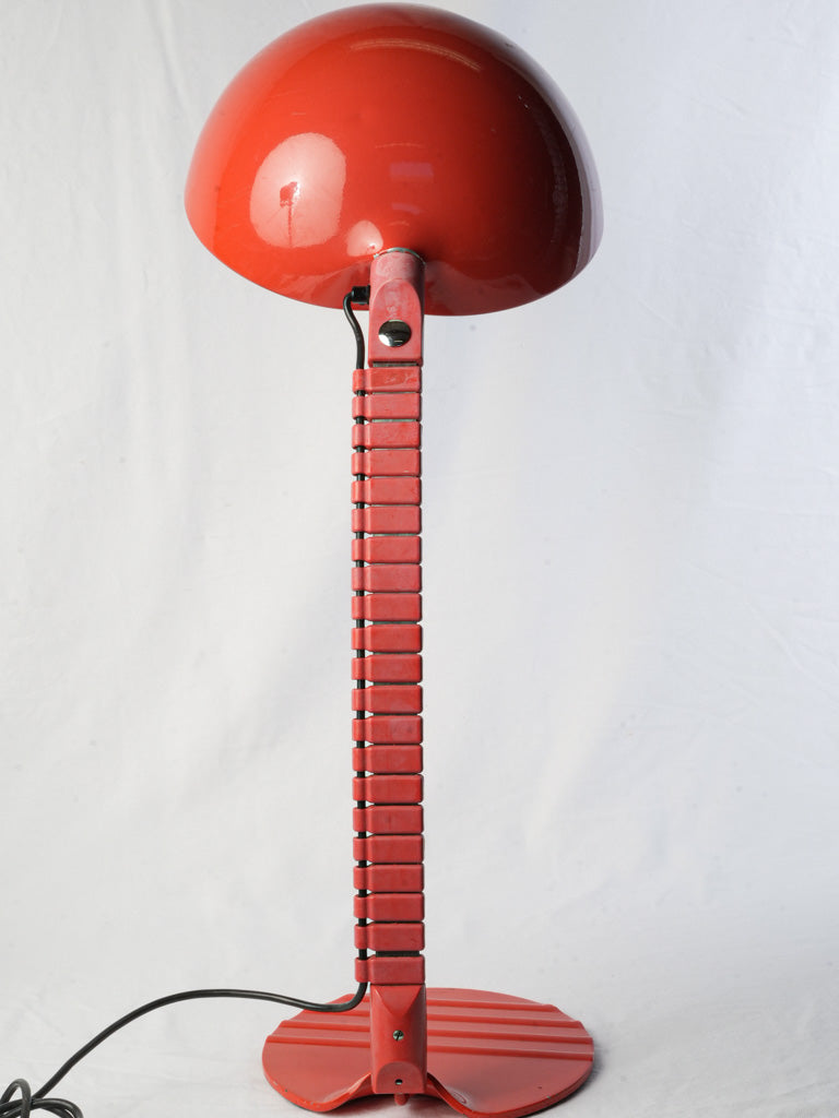 Red Space Age desk lamp