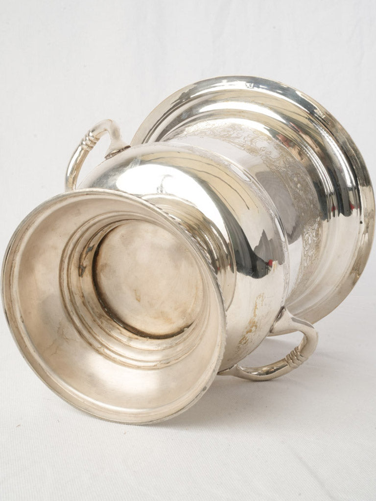 Mellow patina silver cooler