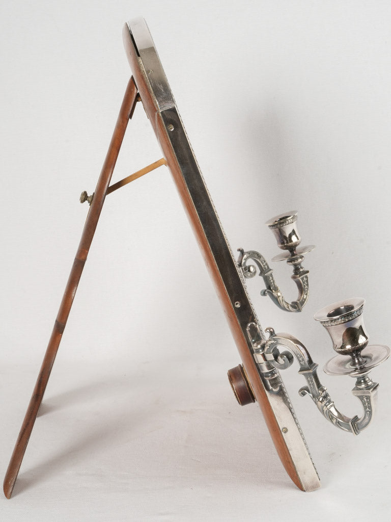 Charming antique English vanity table mirror