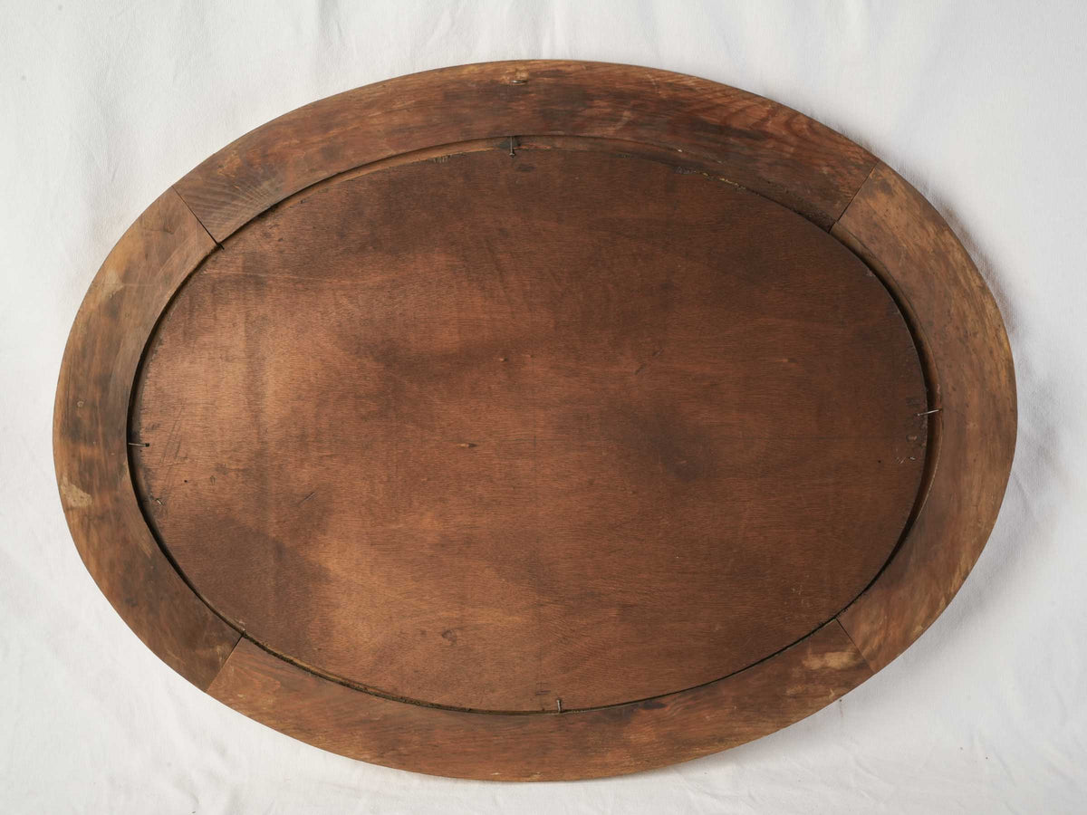 Romantic Pair of Early 20th-Century French Oval Oils w/ Scènes Galantes - 27½" x 35½"