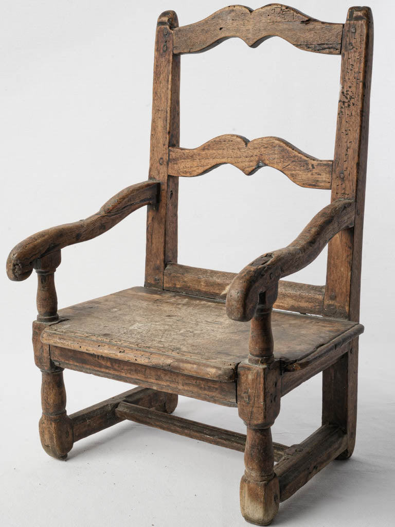 Antique French child's armchair